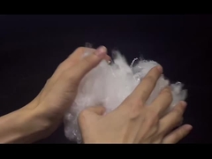 0.9D Virgin Hollow Fiber Fill thân thiện với môi trường 32mm Psf Cho việc lấp