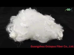 Độ ổn định ma trận Polyester nhân tạo Sợi 64mm Low Melt Off White PSF