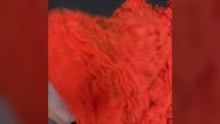 Vivid Orange Polyester Tow 2D, Sợi nhuộm màu Dope cho sản xuất quần áo bảo hộ lao động & dệt may