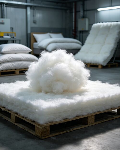 Tin tức công ty mới nhất về Sợi Staple Polyester rỗng so với Sợi Polyester low melt: Lợi ích pha trộn, ứng dụng và hướng dẫn sản xuất