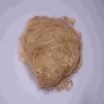 Mua PET tái chế 4080 4D Short Staple Fiber 64mm màu nâu cho sử dụng công nghiệp sản xuất trực tuyến
