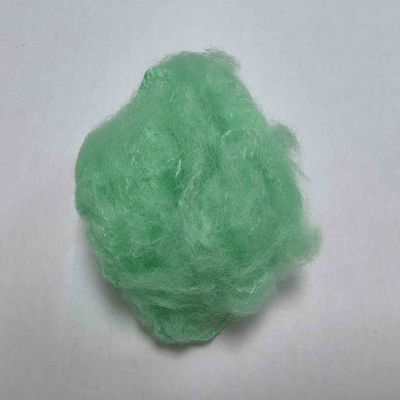 Mua PET tái chế polyester Sợi Staple 51mm xanh PSF cho đồ chơi nhồi sản xuất trực tuyến
