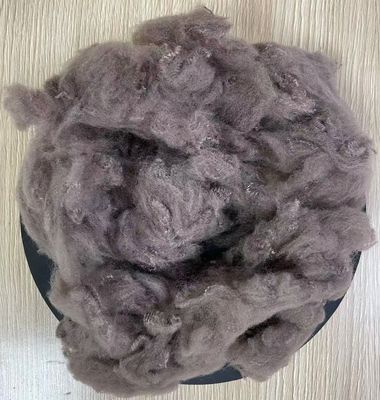 Giá tốt. Xơ polyester tái chế bán mờ 5D 32mm màu Lạc Đà trực tuyến