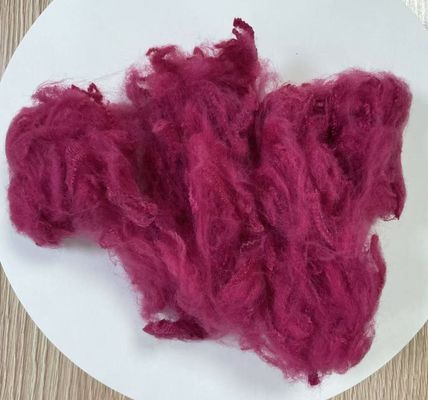 Giá tốt. Sợi Staple Polyester tái chế 2.5D 51mm màu tím trực tuyến
