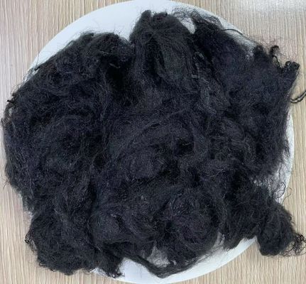 Giá tốt. Xơ PP (Polypropylene) 9D 51mm Đen Điểm nóng chảy 160-170C Nguyên liệu thô trực tuyến