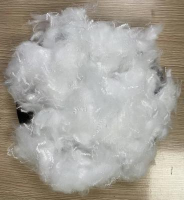 Giá tốt. Xơ microfiber nguyên sinh HCS 0.9D 25mm giống lông vũ cho sản phẩm giường ngủ bền vững trực tuyến