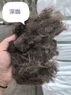 Giá tốt. Xơ polyester tái chế 3D 51mm màu Nâu Cà phê đậm trực tuyến