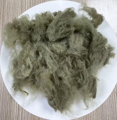 Giá tốt. Recycled Polyester Staple Fiber with 255-265°C Melting Point and Last Fastener 4 Or Above in Army Green trực tuyến