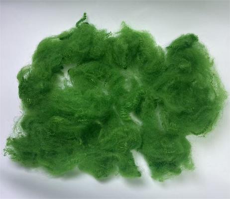 Giá tốt. Recycled Polyester Staple Fiber 4.5D 51mm Green with 0.4-0.5% Moisture Regain and Excellent UV Resistance trực tuyến