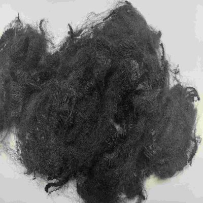 Giá tốt. Sợi polyester chống cháy 51mm đen Sợi ngắn thân thiện với môi trường trực tuyến
