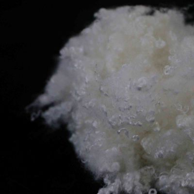 Giá tốt. Sợi Staple polyester không huỳnh quang không độc hại 3D × 25mm Psf trắng tinh khiết để lấp đầy trực tuyến