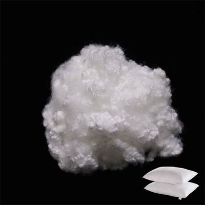 Giá tốt. Sợi Staple Polyester tái tạo tùy chỉnh Crimp 32mm cho đệm lấp trực tuyến