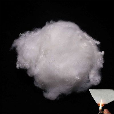 Giá tốt. Sợi chống cháy rỗng A1 tái chế 64mm White Polyester Staple Fiber trực tuyến