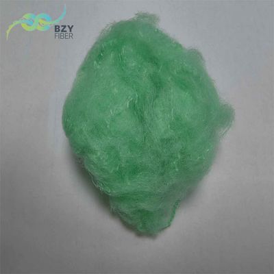 Giá tốt. Dope nhuộm tái chế màu xanh lá cây polyester sợi tự nhiên để sản xuất của dây chuyền trực tuyến