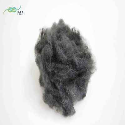 Giá tốt. Không có silicone 100 Sợi polyester Sợi rỗng 6 Denier PSF Xám Đen trực tuyến