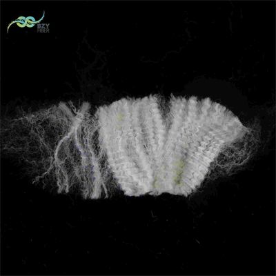 Tùy chỉnh Crimp tái chế Synthetic Staple Fiber Off trắng để lấp đầy