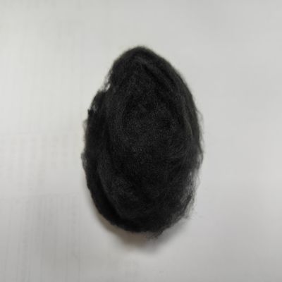 Giá tốt. Sợi Staple Polyester tái chế 2.5D 51mm Đen ẩm thấp trực tuyến