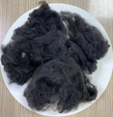 Giá tốt. Xơ polyester tái chế 6D 65mm Xám đậm trực tuyến