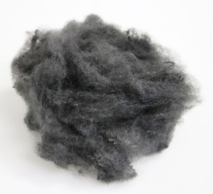 Giá tốt. Virgin Polyester Staple Fiber 8.89D 65mm Xám cho nội thất ô tô trực tuyến