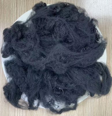 Giá tốt. Xơ sợi polyester nguyên chất 3D 65mm Đen Hàm lượng dầu 0.15-0.3% trực tuyến