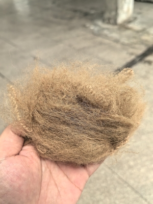 Giá tốt. Xơ polyester tái chế 6D 51mm màu lạc đà, chịu xé cao trực tuyến