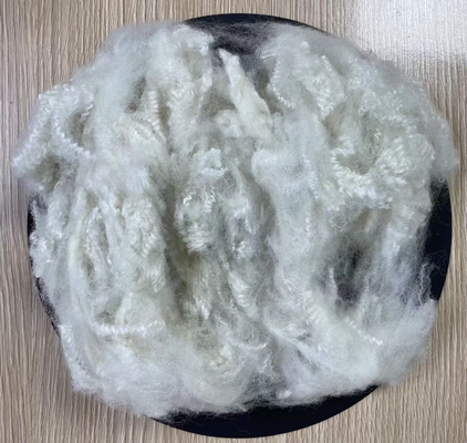 Giá tốt. Sợi nhựa polyester 6D chống va chạm tốt Sợi dệt tổng hợp không silicon hóa cho nhu cầu của bạn trực tuyến