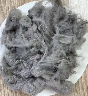 Giá tốt. Sợi Staple Polyester tái chế 1.5D 38mm Màu Xám Nhỏ Bảo vệ tia cực tím trực tuyến