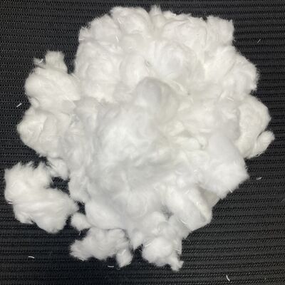 1D*4mm Sợi Polyester Staple Fiber (PEPP) Siêu Mịn, Độ Bền Cao, Mịn cho Vải Không Dệt & Dệt May Công Nghiệp