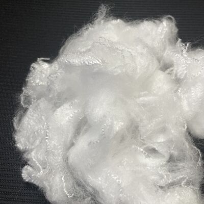 Giá tốt. Sợi polypropylene trắng 2D × 51mm Mức trọng lượng nhẹ & bền cho các vật liệu lọc và đệm trực tuyến