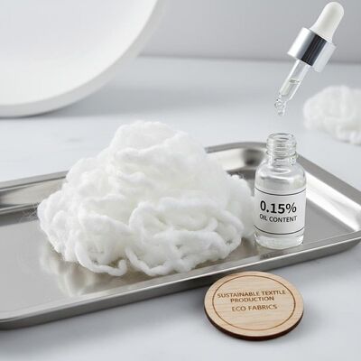 Giá tốt. Sợi Polyester Tái Chế Tráng Silicone với Hàm lượng Dầu 0,15% và Độ ẩm Sợi Thấp cho Dệt may Bền vững trực tuyến