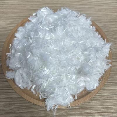 Dành cho nhựa đường & lọc xây dựng Xây dựng đường gia cố cường độ cao Sợi 4D * 6MM Sợi polyester cắt nhỏ
