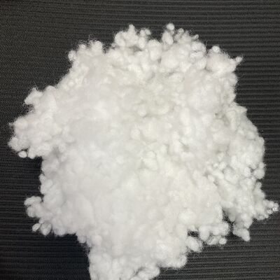 Giá tốt. Sợi bông ngọc trai thân thiện với da 2D * 30MM Sợi bông ngọc trai cao cấp được nới lỏng PCM Staple Fiber cho đệm và nệm,Sợi bông ngọc trai được xử lý silicone mịn cho sản xuất hàng loạt trực tuyến