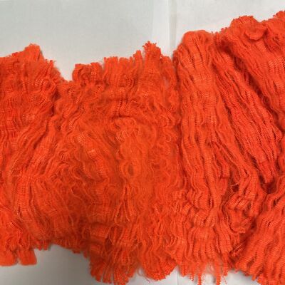 Giá tốt. Dải kéo polyester màu cam sáng 2D với chiều dài không xác định cho sản xuất quần áo làm việc an toàn & dệt may trực tuyến